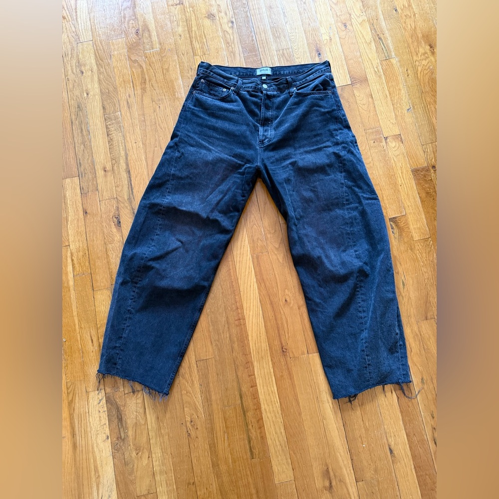 Agolde Luna High Rise Pieced Taper Jean in Possess